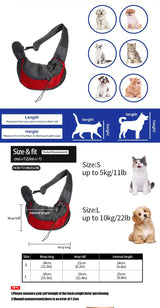 1 PCs Pet Bag Cat Dog Travel Portable Cross-body Shoulder Bag Breathable Mesh Pet Backpack