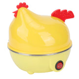 7 Egg Capacity Electric Egg Cooker Multifunction Chicken Shape Rapid Egg Boiler Automatic Shut Off Mini Breakfast Machine