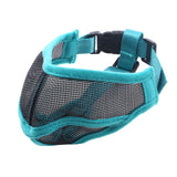 Mouth Mesh Durable Harmless Buckle Design Anti-Bite Pet Mouth Cover for Flat Face Dog Muzzle Pet Muzzle