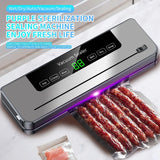 Vacuum Sealer Machine Lightweight Food Vacuum Sealer Compact Machine For Food Preservation Automatic Food For Home Kitchen