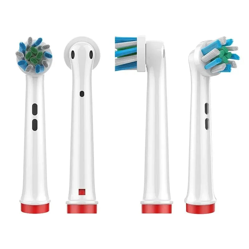 4PCS Dupont Bristle Electric Toothbrush Heads Whiten Teeth/Daily Clean/Precison Cleaning/Soft Care Teeth Function For Oral B