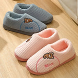 Winter Cotton Slippers for WOMEN'S Home Wear, Extra Thick and Warm, Simple and Cute Couple Winter Cotton Shoes A283