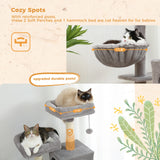 Domestic Delivery Big Cat Tree Tower Condo Furniture Scratch Post Cat Jumping Toy with Ladder for Kittens Pet House Play