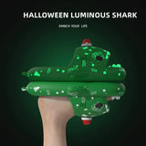 Christmas Fluorescence Shark Slippers Women Men Summer Luminescent Thick-soled Slides Non-slip Flip Flops Gift Sandals Shoes