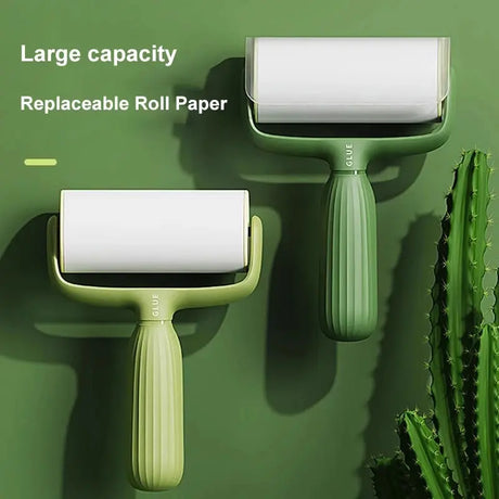 1pc Portable Lint Roller Pet Hair Remover Roller Sticky Lint Rollers For Clothes Furnitures Set Cleaning Supplies