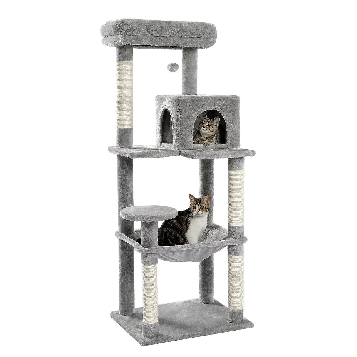 Multi-Level Cat Tree Tower with Condo Scratching Post for Cat Furniture House Cat Scratcher Cat Supplies Cat Toy