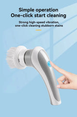 3-in-1 Electric Cleaning Brush Multi-functional USB Rechargeable Electric Rotary Scrubber Household Appliances Cleaning Gadget