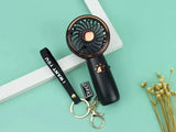 Fan Summer Mini USB Charging Small Fan Cute Cartoon Portable Handheld Fan