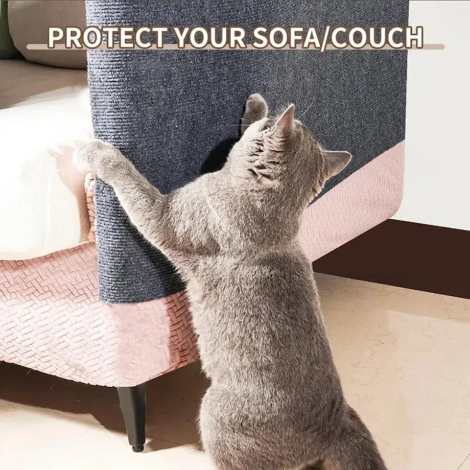 Anti Cat Scratch Sofa Cat Crawling Mat Grinding Climbing Frame Sofa Protection Self-adhesive Carpet Cats Scratch Board Cats Toys