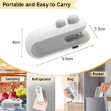 Mini Heat Bag Sealing Machine Package Sealer Bags Plastic Food Sealer Clip Bag Handheld Sealer Food Packaging Heat Sealer