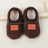 Winter Children Floor Baby Slippers Infant Toddler Plush Warm Boys Girl Soft Anti-slip Indoor School Kids Shoes