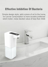 Automatic Liquid Soap Dispenser Touchless Infrared Sensor Hand Free Soap Hand Sensor Dispenser Smart Foam Machine USB Charging