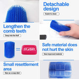 Pet Brush Comb Play Cat Toy Cat Corner Self Groomer Massage Comb Cat Face Scratcher for Kitten Puppy Cat Accessories