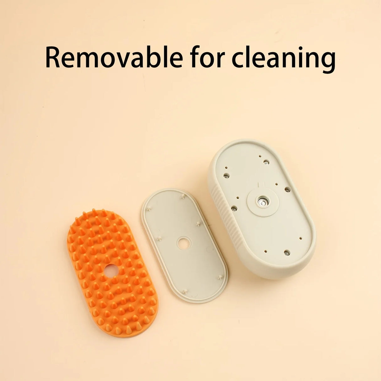 1pc Self-cleaning Massage Comb Cat Brush, Cat Hair Brush For Removing Tangled And Loose Hair, USB Charging Cat Comb Pet Steamy B