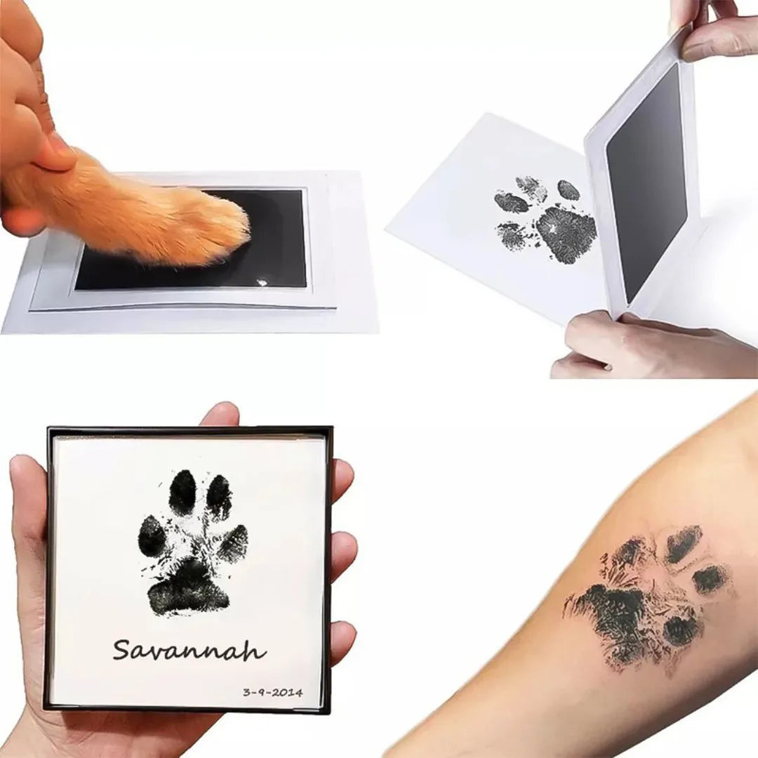 Newborn Baby Footprints Handprint Ink Pads Kits for DIY Photo Frame Accessories Newborn Baby Pet Cat Dog Paw Print Souvenir Gift