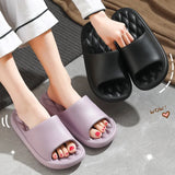 Women Thick Platform Cloud Slippers Summer Beach Eva Soft Sole Slide Sandals Leisure Men Ladies Indoor Bathroom Anti-slip Shoes