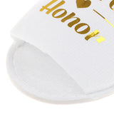 Bride Shower Bride Wedding Decoration Bridesmaid Hen Party Spa Soft Slippers Ladies Bachelorette Party Supplies Gift