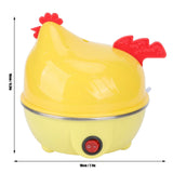 7 Egg Capacity Electric Egg Cooker Multifunction Chicken Shape Rapid Egg Boiler Automatic Shut Off Mini Breakfast Machine