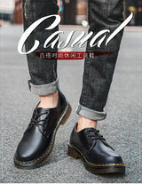 Casual Sneaker Leather Shoes Loafers Sports and Leisure Soft and Comfortable Fashion Round Toe Men's Casual Shoes Work Wear