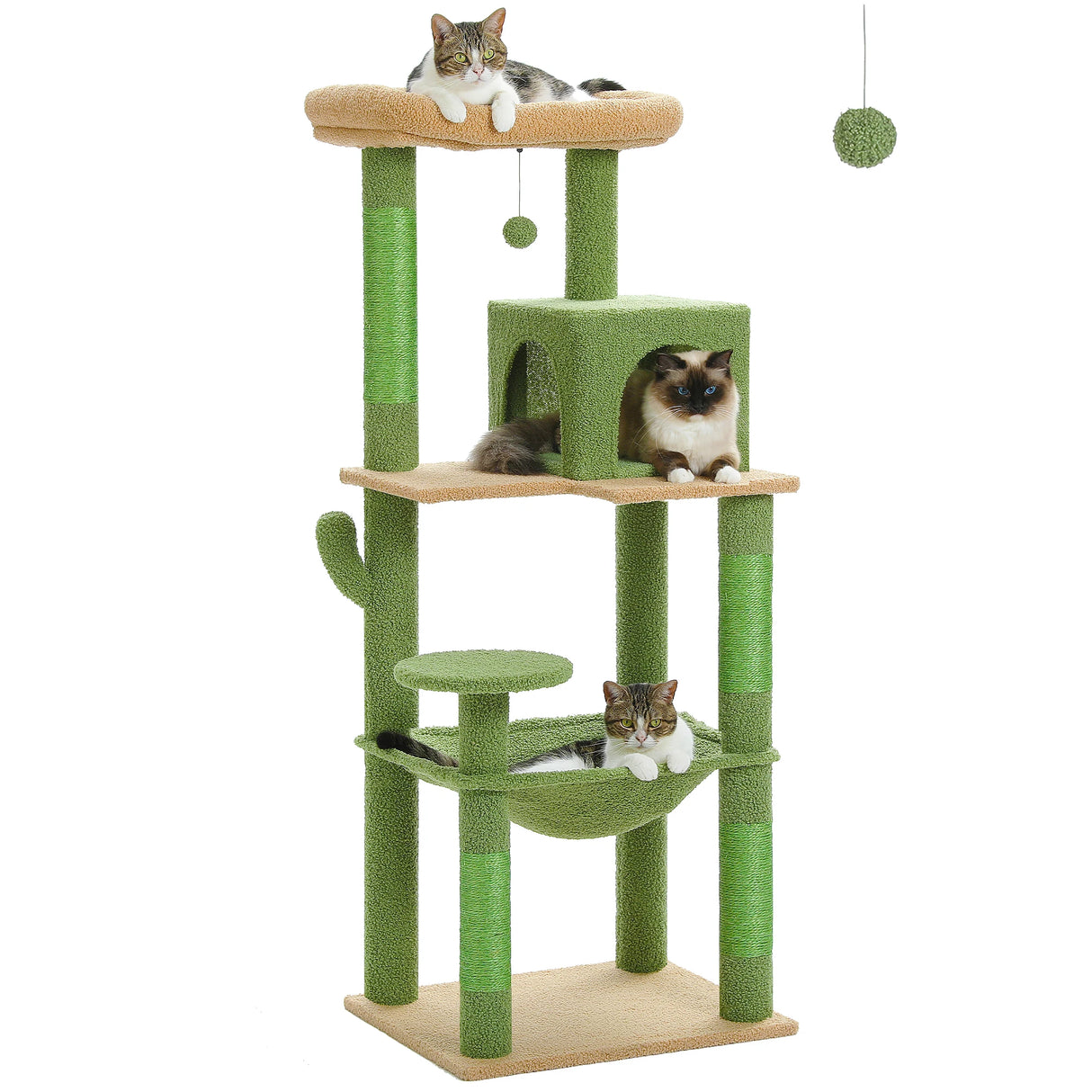 Multi-Level Cat Tree Tower with Condo Scratching Post for Cat Furniture House Cat Scratcher Cat Supplies Cat Toy