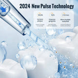 Water Dental Flosser Teeth Picks 4 Jets 3 Modes Portable Cordless D52 Water Flosser for Teeth Cleaner IPX7 Waterproof Oral Picks