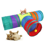 Cat Tunnel Tube Foldable Cat Toys Kitty Training Interactive Fun Toy Tunnel Bored for Puppy Kitten Pet Supplies Cat Accessories