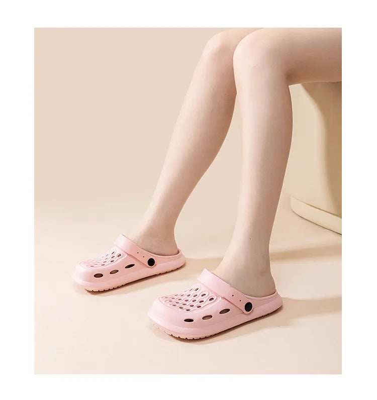 Fashion Sandals Waterproof Slippers Women men Shoes Summer Outdoor Slides Soft Sole Garden Shoes Indoor Nursing Clogs shoes