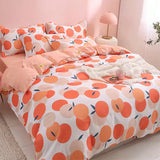 3pcs Bedding Printing Skin-friendly Cotton Quilt Cover Student Dormitory Home Single And Double Bed Quilt Cover Pillowcase