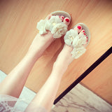 Comemore Summer Women's Shoes 2022 Flip Flops Women Slippers Female Beach Sandals with Floral Ladies Jelly Shoes Sandalias Mujer