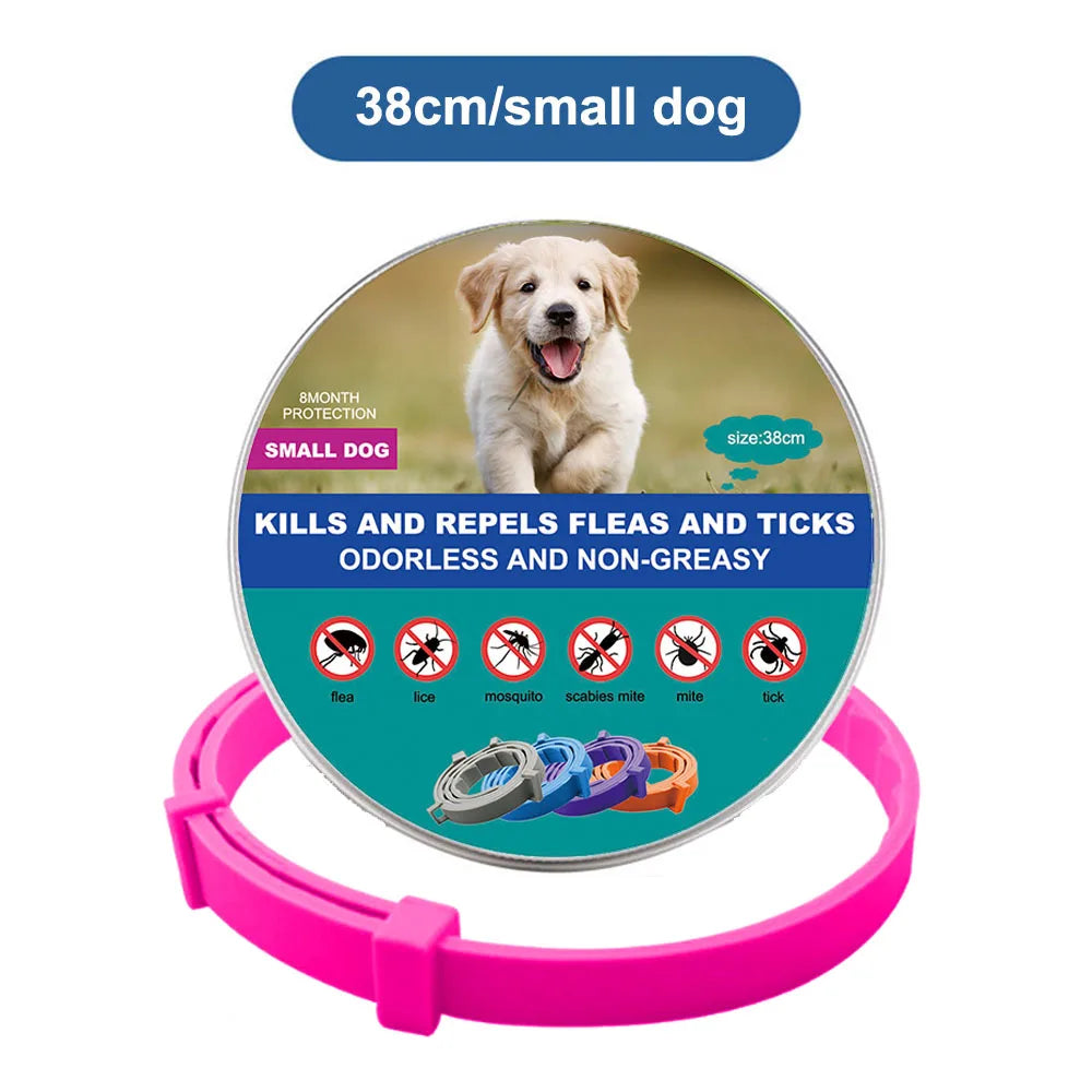 New Pet Dog Cat Collars Veterinary Anti Flea and Tick Collar for Cats Dogs Anti-parasitic Necklace for Large Small Dogs Products