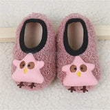 Winter Children Floor Baby Slippers Infant Toddler Plush Warm Boys Girl Soft Anti-slip Indoor School Kids Shoes