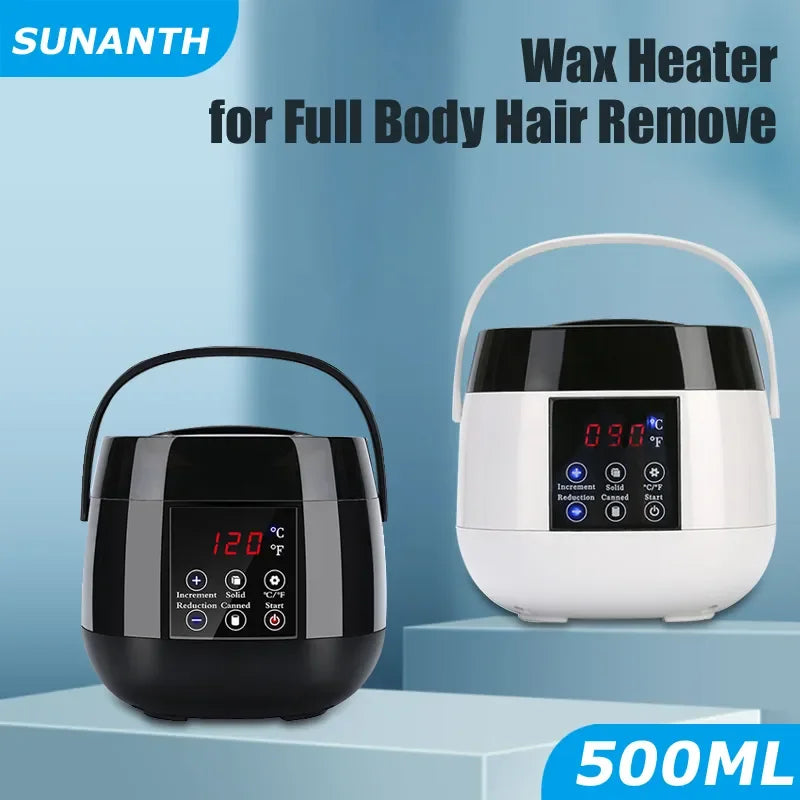 200ml/500ml Wax Machine for Hair Removal Paraffin Heater Waxing Beans Depilatory Epilator Warmer Wax-melting Pot Wax Heater