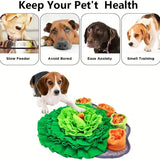 Pet Dog Snuffle Mat Nose Smell Training Sniffing Pad Dog Puzzle Toy Slow Feeding Bowl Food Dispenser Treats Pad Washable Dog toy