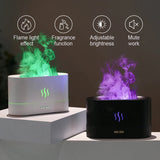 Kinscoter Aroma Diffuser Air Humidifier Ultrasonic Cool Mist Maker Fogger Led Essential Oil Flame Lamp Difusor