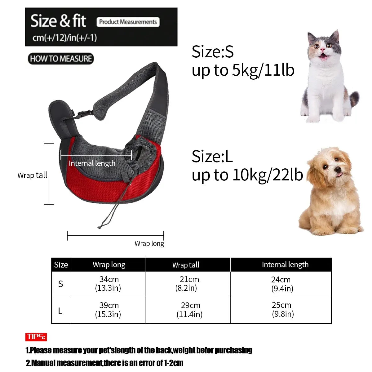 1 PCs Pet Bag Cat Dog Travel Portable Cross-body Shoulder Bag Breathable Mesh Pet Backpack