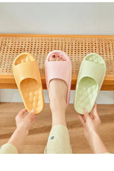 Women Thick Platform Cloud Slippers Summer Beach Eva Soft Sole Slide Sandals Leisure Men Ladies Indoor Bathroom Anti-slip Shoes