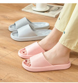 Women Thick Platform Cloud Slippers Summer Beach Eva Soft Sole Slide Sandals Leisure Men Ladies Indoor Bathroom Anti-slip Shoes