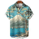 Summer Shirt Hawaiian Shirts For Men Beach Vacation Short Sleeve Tops Casual Men's Blouse Fashion Camisas De Hombre Clothing XL