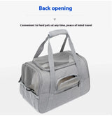 Travel Bag for Dog Cat Softl Pet Carriers Portable Breathable Foldable Bag Pets Transport Handbag with Locking Safety Zippers