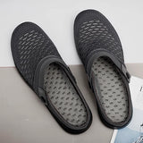 New Summer Women Men Sandals Mesh Breathable Padded Beach Flip Flops Shoes Solid Flat Bath Slippers Lighted Casual Shoes