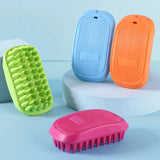 Pet Products For Dog Cat Massage Brush Combs Cleaner Puppy Hair Removal Slicker Brushes Wash Tools Soft Gentle Silicone Bristles