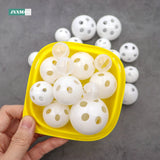 20pcs Plastic Rattle Bell Balls Squeaker Baby Toys DIY Rattle Beads Noise Maker Repair Fix Dog Toy Pet Accessories 17/24/28/38mm