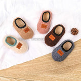 Winter Children Floor Baby Slippers Infant Toddler Plush Warm Boys Girl Soft Anti-slip Indoor School Kids Shoes