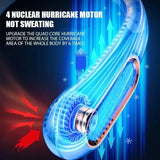 Hanging Neck Fan Digital Display Power ventilador Bladeless Neckband Fan Portable Mini Air Cooler USB Rechargeable Fan