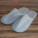 5 PCS Portable Slippers Men Women Hotel Disposable Shoes Unisex Business Travel Spa Home Guest Party Indoor Folding Slippers