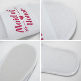 1 Pair Bride Wedding Decoration Bridesmaid Party Slippers Ladies Party Supplies