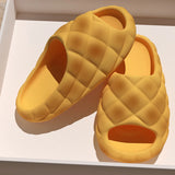 Milk Yellow Bread Slippers Women Fashion Creativity Thick Sole Slippers Women Anti Slip Soft Cute Fun Bread Sandals Girl Summer