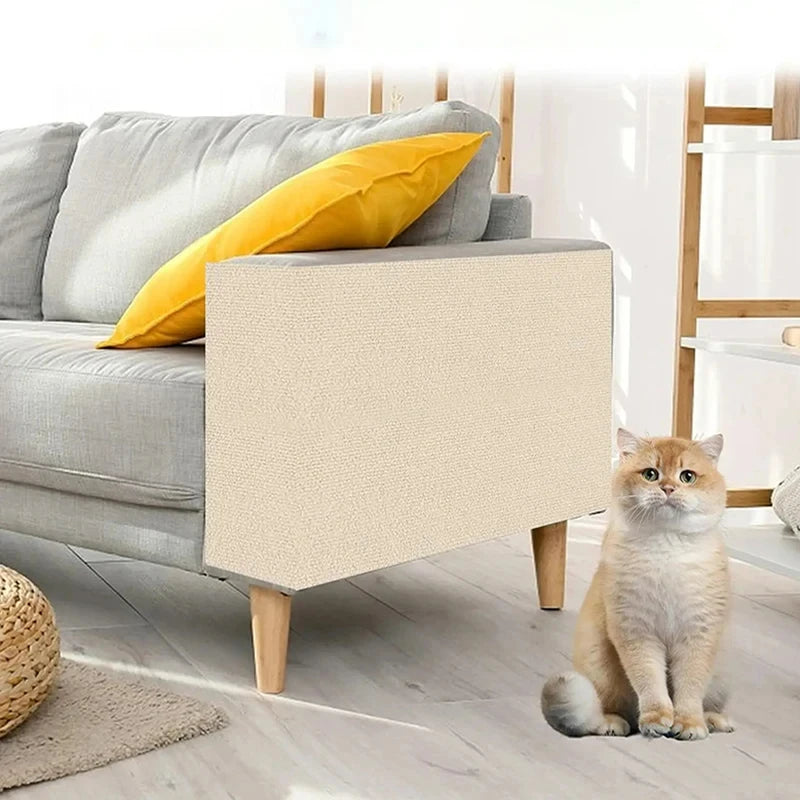 Cat Scratching Post Carpet Cat Scratching Mat Self-adhesive Cat Tree Replacement Scratcher For Household Pet Shop Cat Accessory