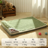 Dog Mat for Spring Luxury Pad for Small Medium Large Dogs Plaid Bed for Cats Dogs Fluff Sleeping Removable Washable Pet Bed 2024