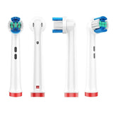 4PCS Dupont Bristle Electric Toothbrush Heads Whiten Teeth/Daily Clean/Precison Cleaning/Soft Care Teeth Function For Oral B